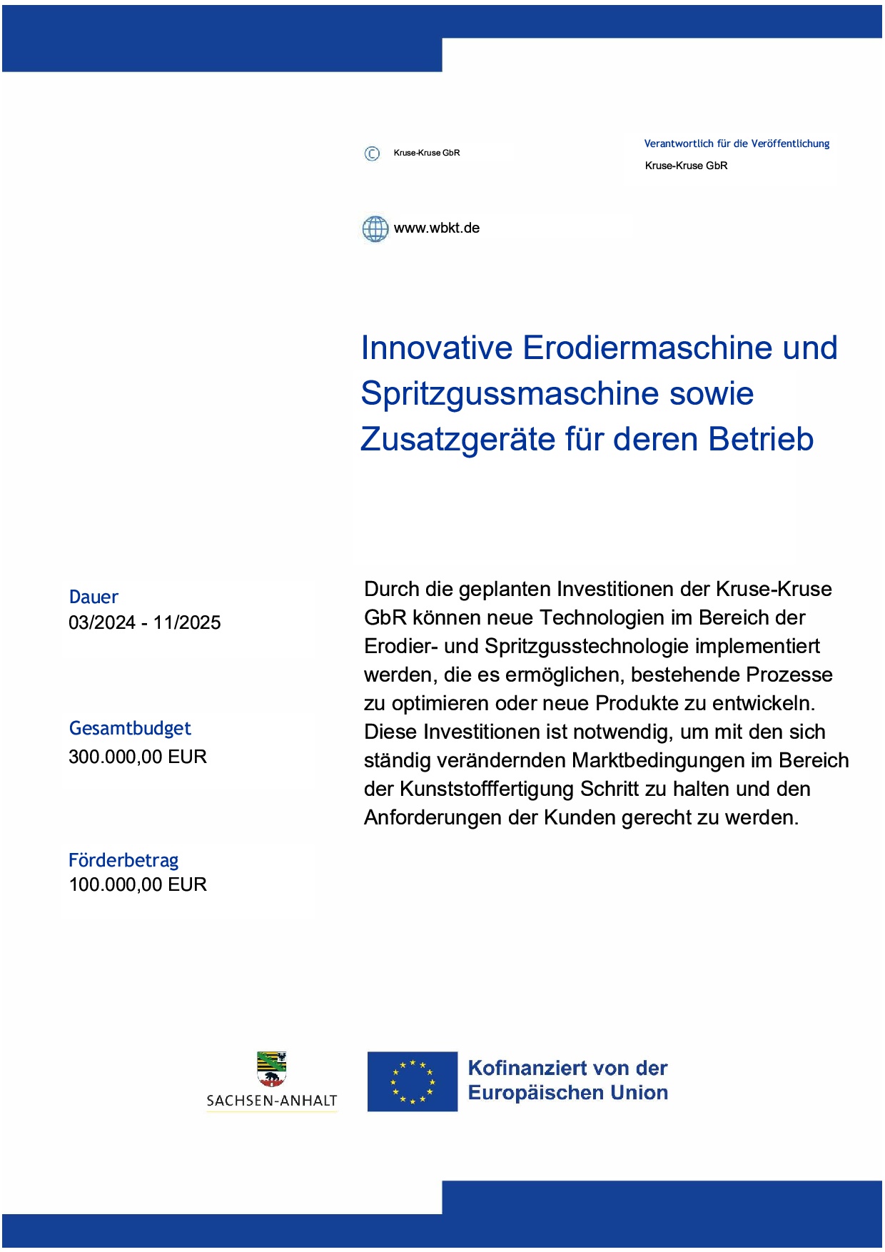 Plakat Erodiermaschine